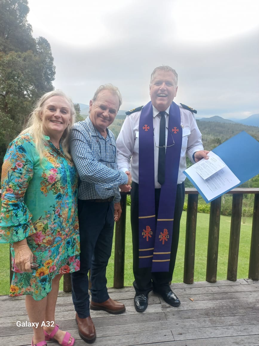 Wedding ceremony by Dr. Gerrit Rademeyer in Umhlanga