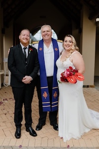 Wedding ceremony by Dr. Gerrit Rademeyer in Umhlanga